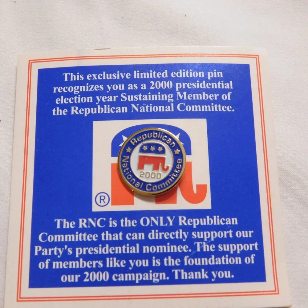 Vintage Republican National Committee RNC Limited Edition Lapel Pin 2000